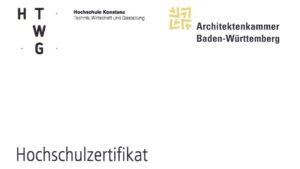 Hochschulzertifikat HTWG Konstanz