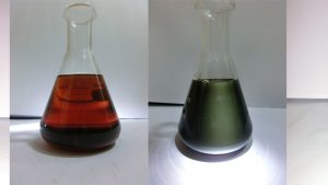 Erdöl in verschiedenen Raffinierungsstufen