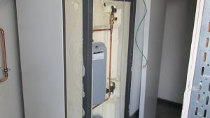 Luftwärmepumpe in KfW 40+ Haus